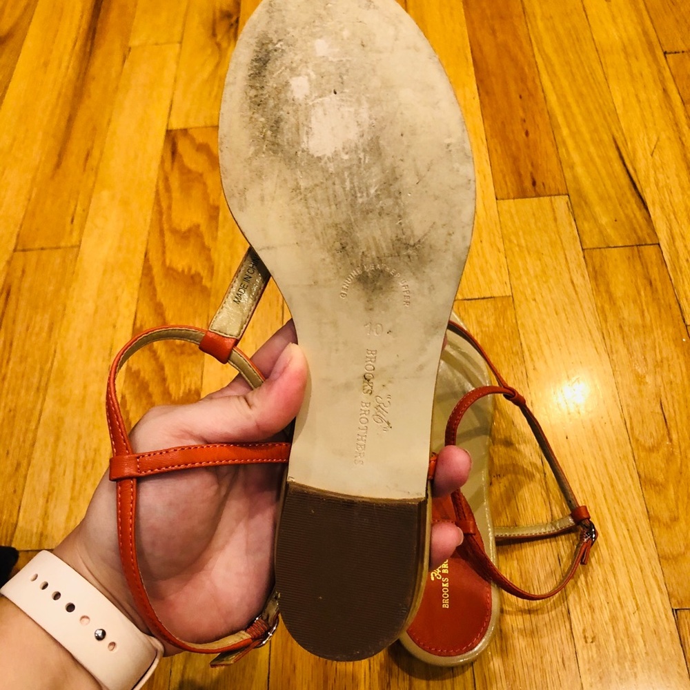 Brooks Brothers Coral Flats - Picture 6 of 6